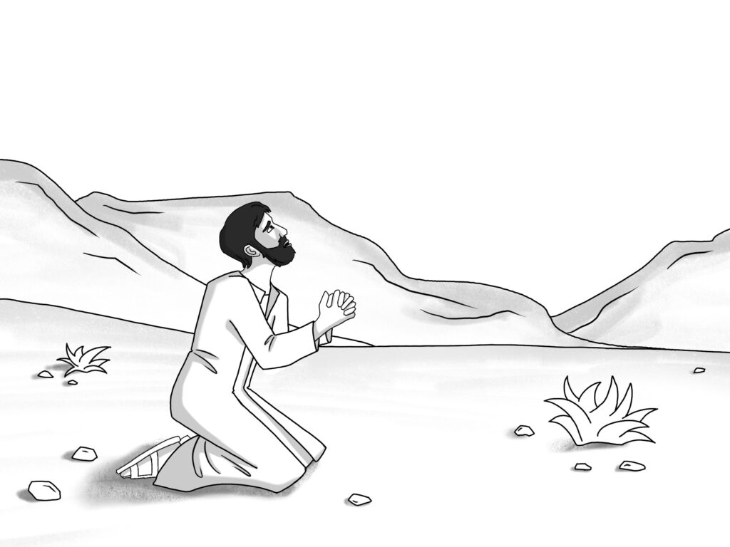 Jesus Praying In The Wilderness Jesus Praying In The Wilderness100 Zarina Motovilov