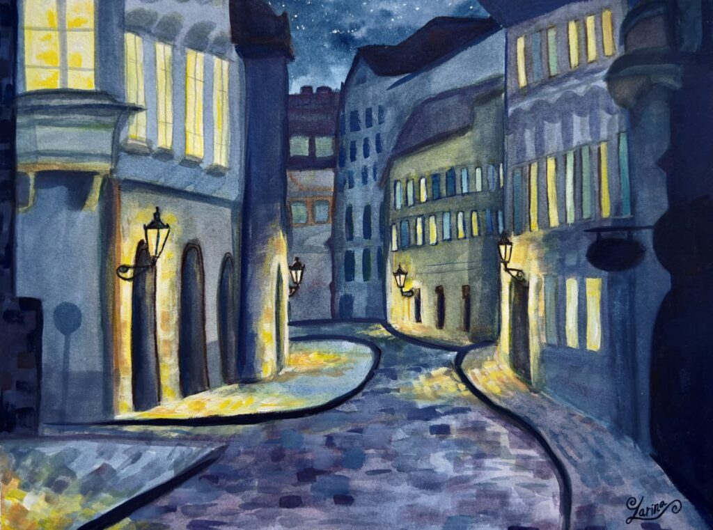 Prague street night 72 Zarina Motovilov